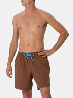 Costume classico elasticizzato Comfort marrone