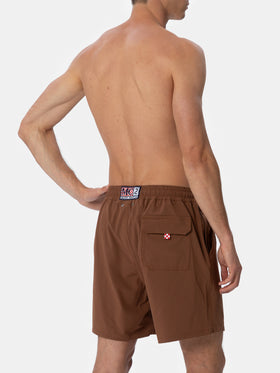 Costume classico elasticizzato Comfort marrone