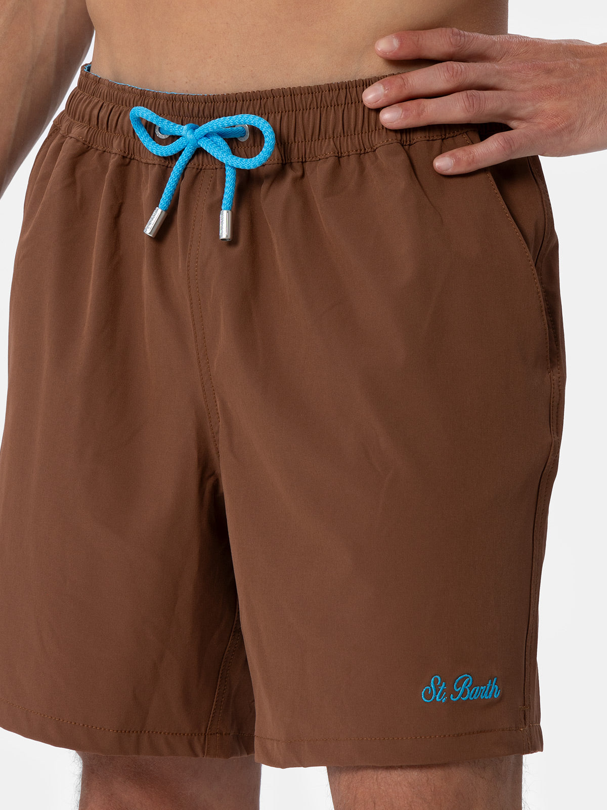 Costume classico elasticizzato Comfort marrone