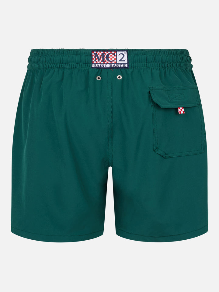 Man Comfort Badeshorts mit „Forte dei Drammi“-Stickerei | INSULTI LUMINOSI SONDEREDITION