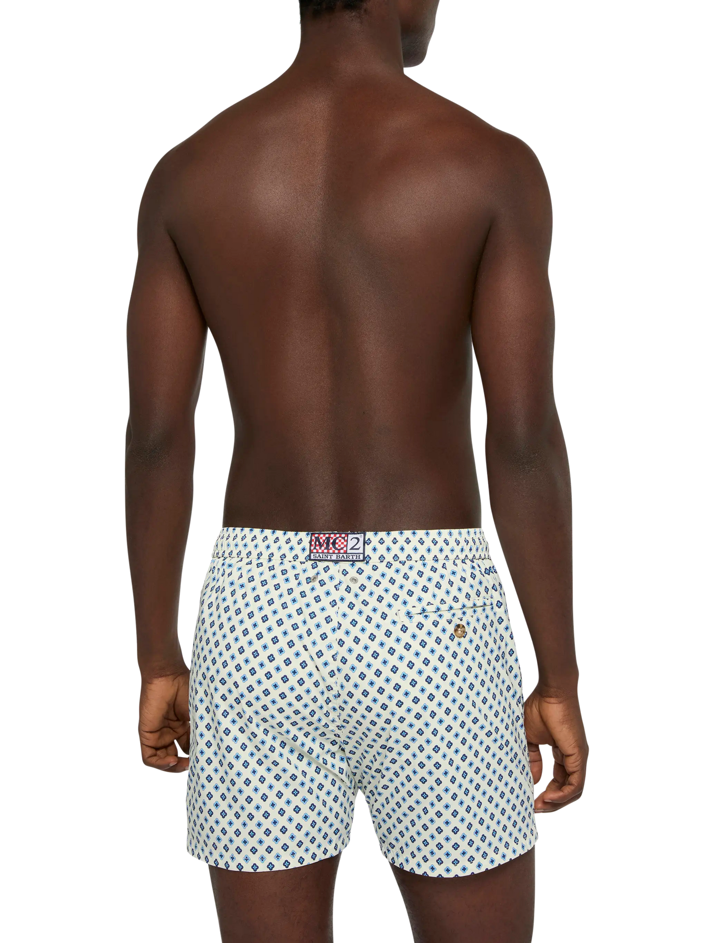 Comfort Light swim shorts with tie print