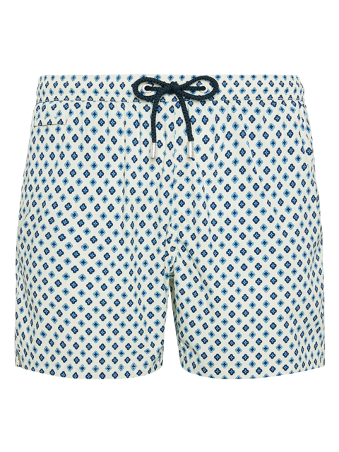 Comfort Light swim shorts with tie print - MC2 Saint Barth
