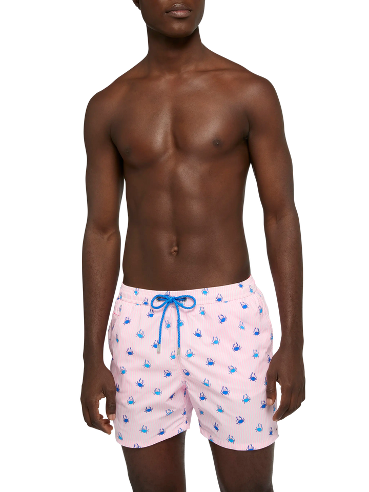 Comfort Light swim shorts with crab print - MC2 Saint Barth