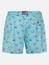 Man Comfort Light swim shorts with crabs print