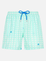 Man Comfort Light swim shorts with octopus print