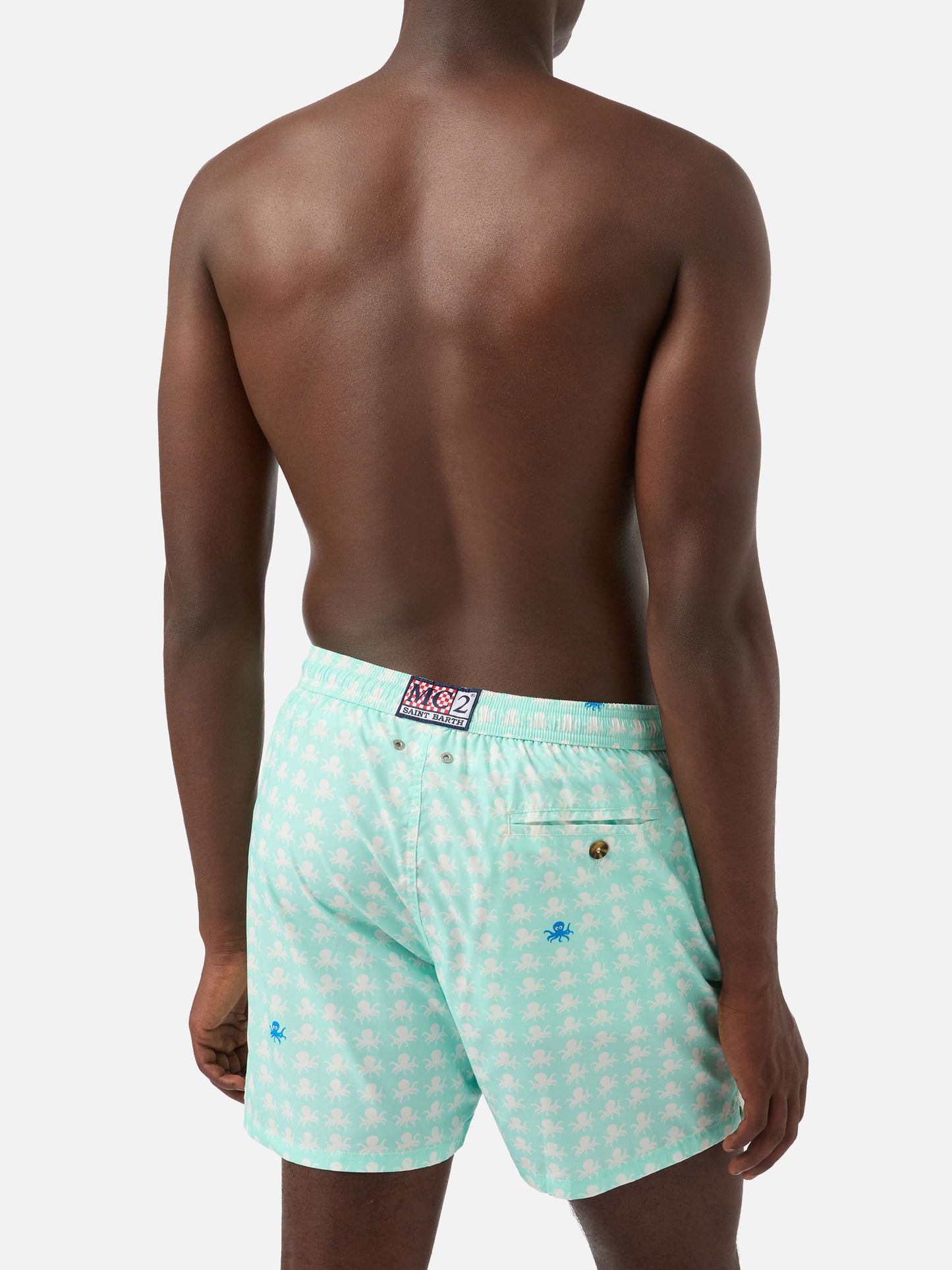 Badeshorts Comfort Light mit Oktopus-Print