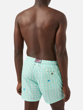 Badeshorts Comfort Light mit Oktopus-Print