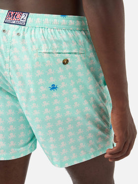 Badeshorts Comfort Light mit Oktopus-Print