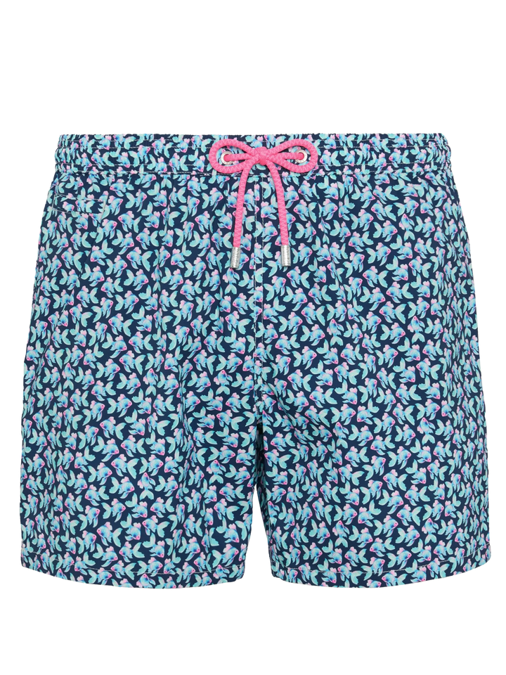 Comfort Light swim shorts with fish print - MC2 Saint Barth