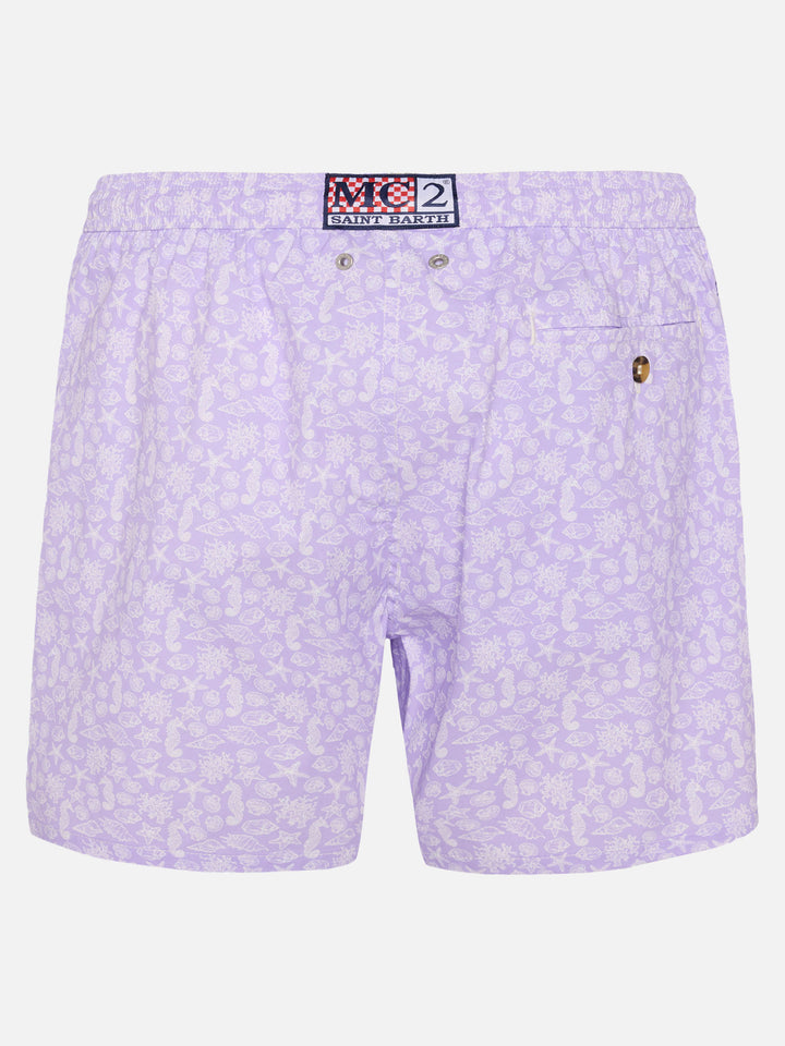Costume mare Comfort Light con stampa animali marini