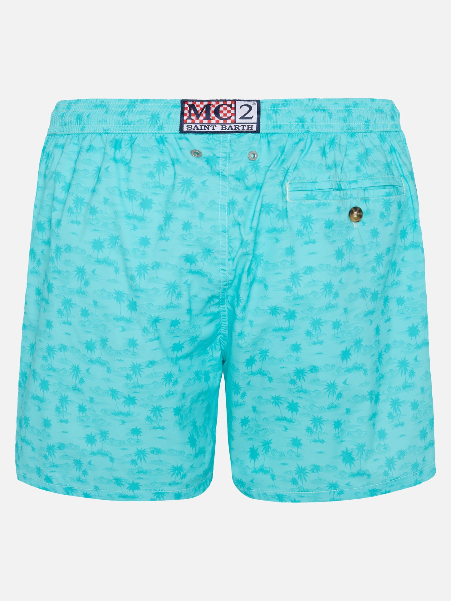 Costume mare Comfort Light con stampa hawaiana