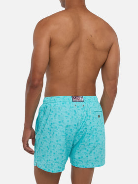 Costume mare Comfort Light con stampa hawaiana