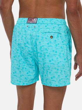 Costume mare Comfort Light con stampa hawaiana