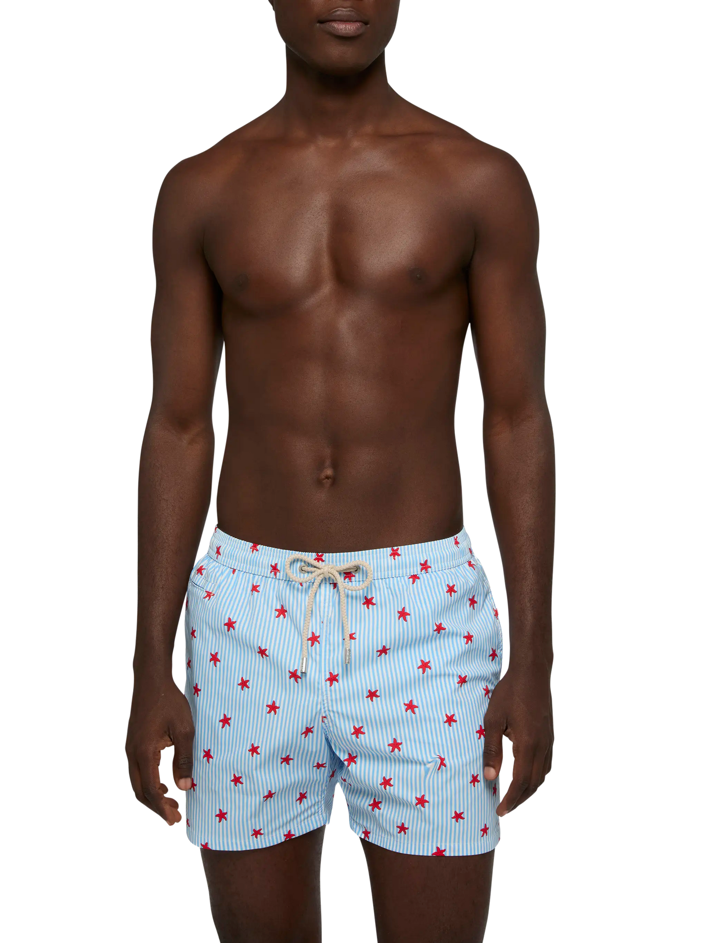 Comfort Light swim shorts with starfish print