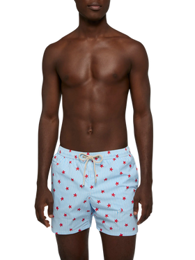 Comfort Light swim shorts with starfish print
