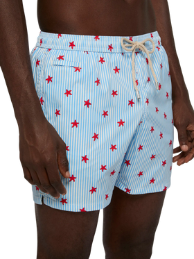 Comfort Light swim shorts with starfish print