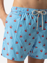 Comfort Light swim shorts with crabs print