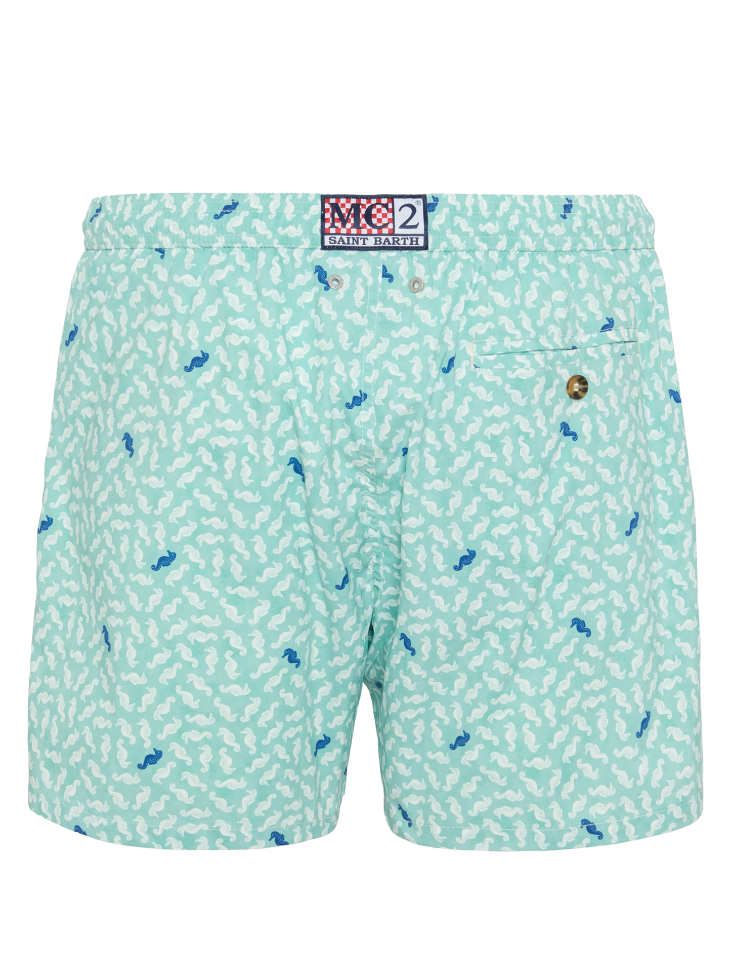 Comfort Light swim shorts with sea horse print