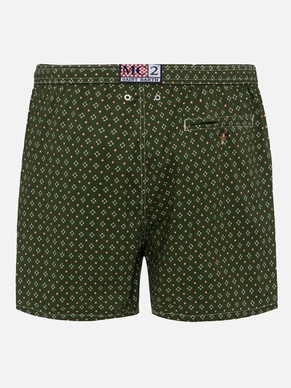 Comfort Light swim shorts with tie print