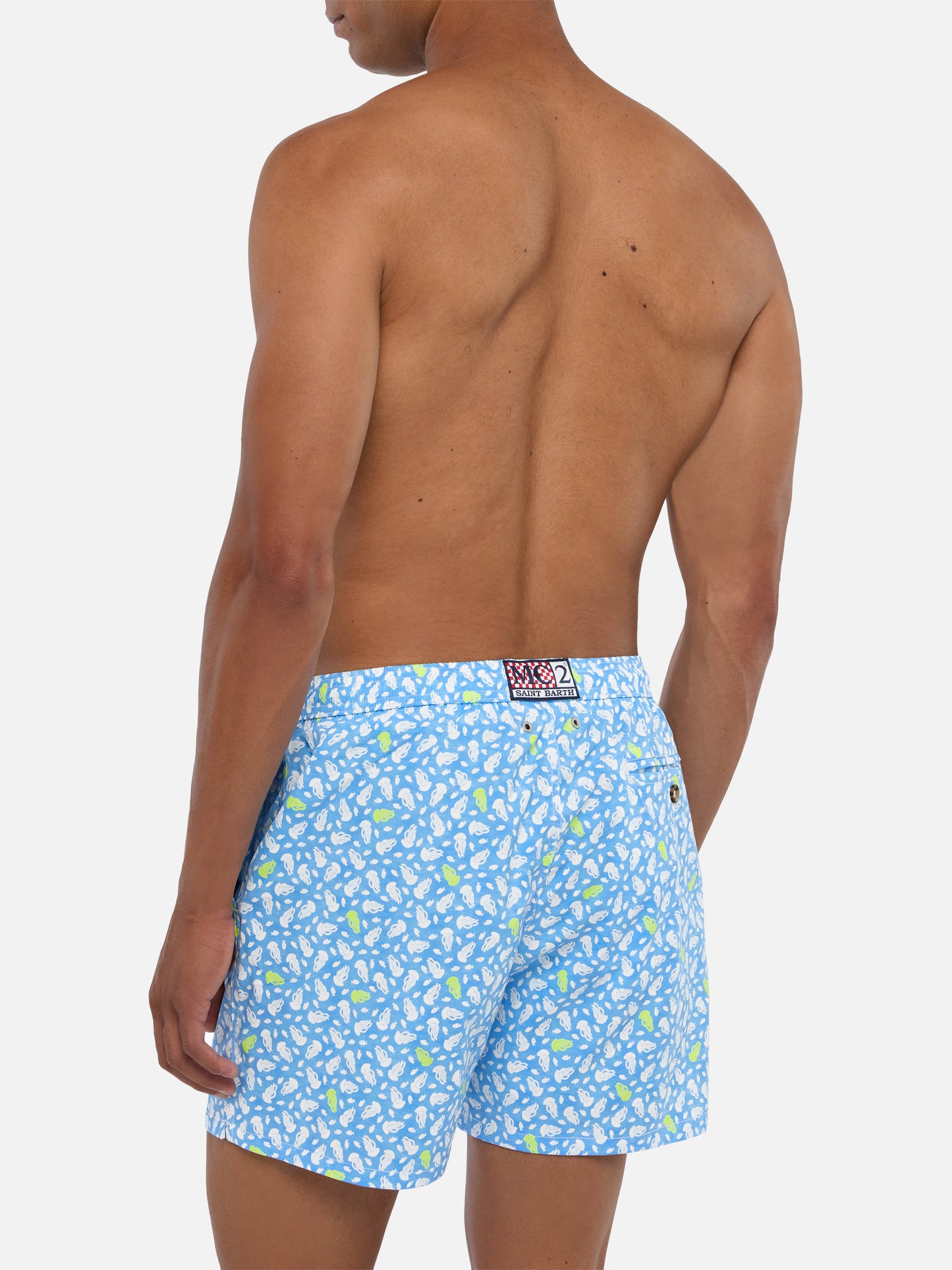 Badeshorts Comfort Light mit Quallen-Print