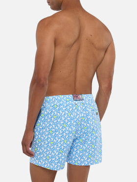 Badeshorts Comfort Light mit Quallen-Print