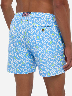 Badeshorts Comfort Light mit Quallen-Print