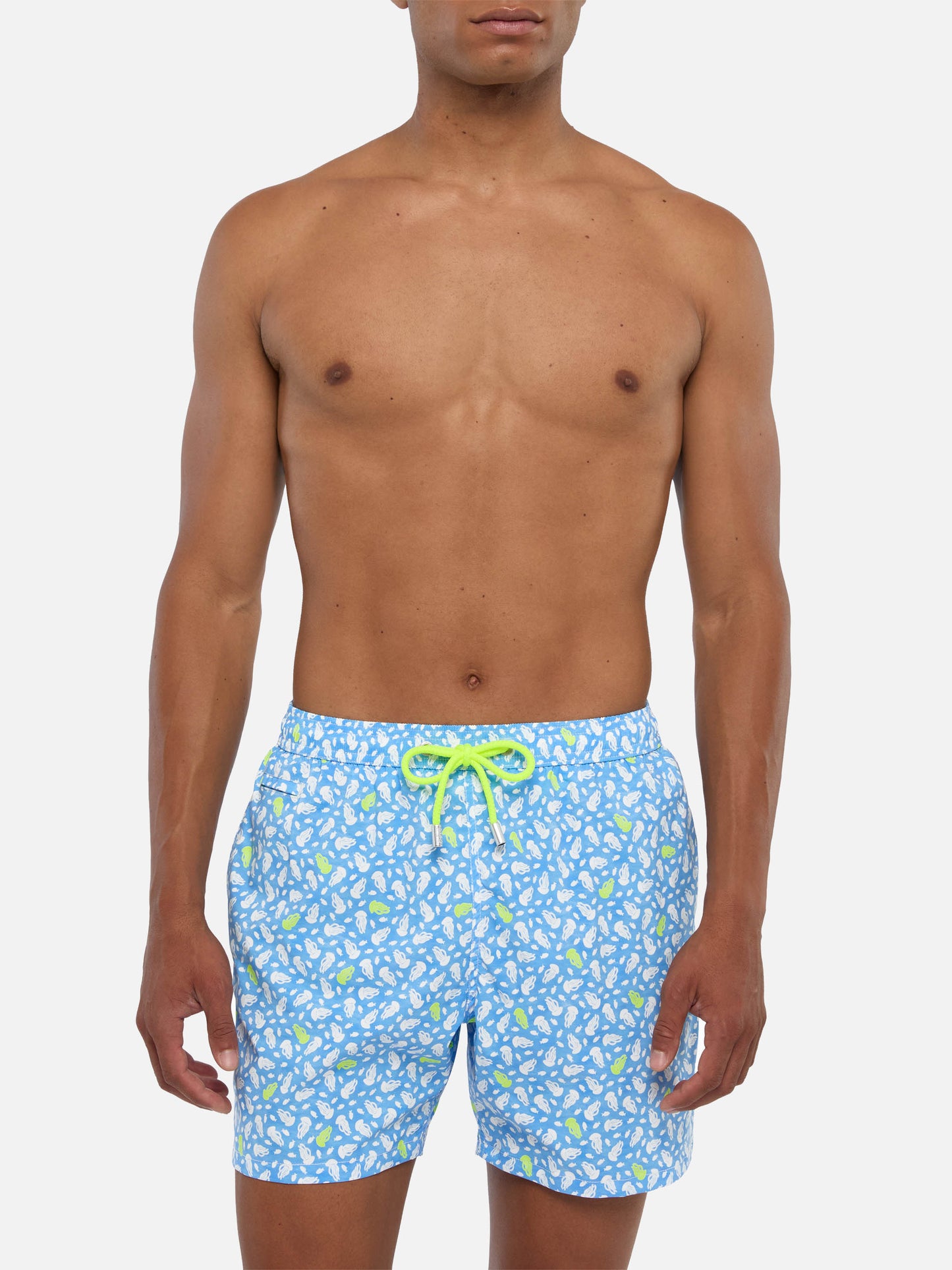 Badeshorts Comfort Light mit Quallen-Print