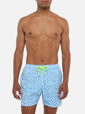Badeshorts Comfort Light mit Quallen-Print