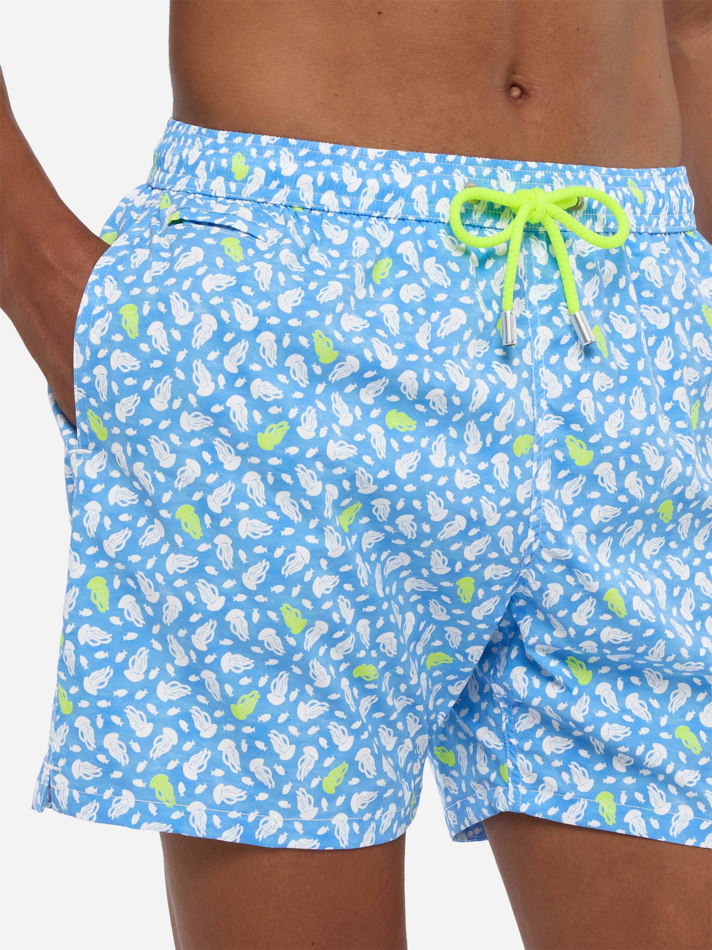 Badeshorts Comfort Light mit Quallen-Print