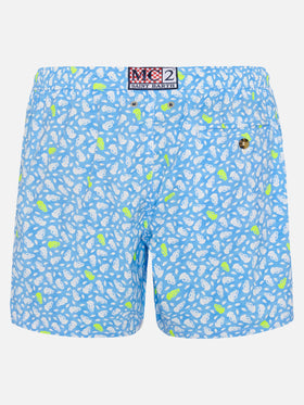 Badeshorts Comfort Light mit Quallen-Print