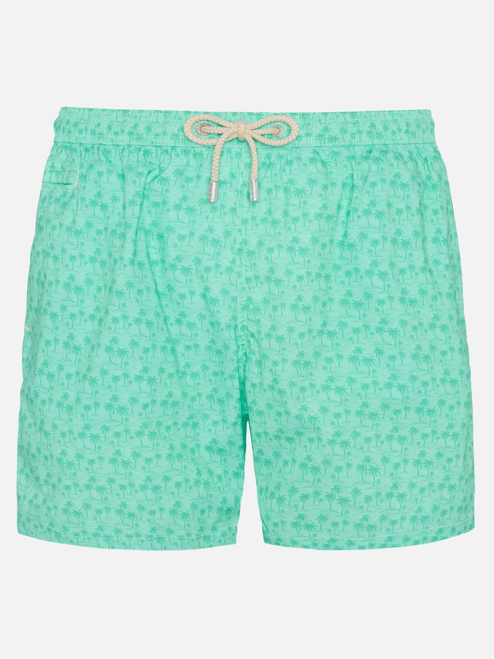 Costume mare Comfort Light con stampa palme