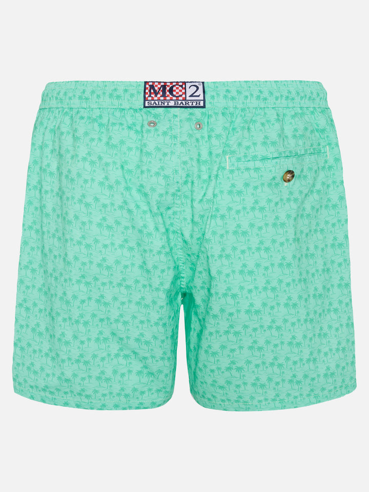 Costume mare Comfort Light con stampa palme