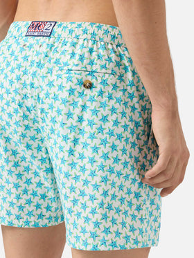 Comfort Light swim shorts with starfish print