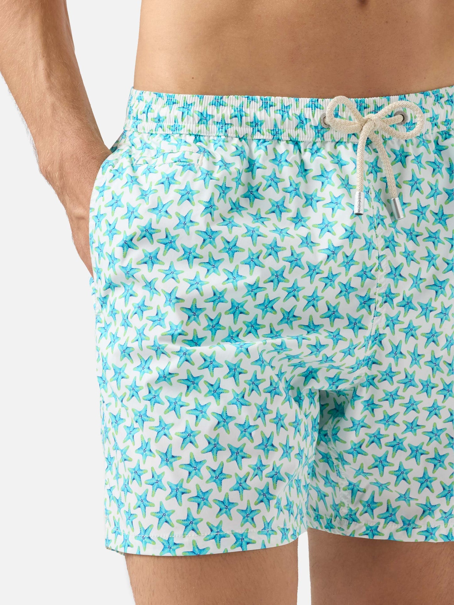 Comfort Light swim shorts with starfish print