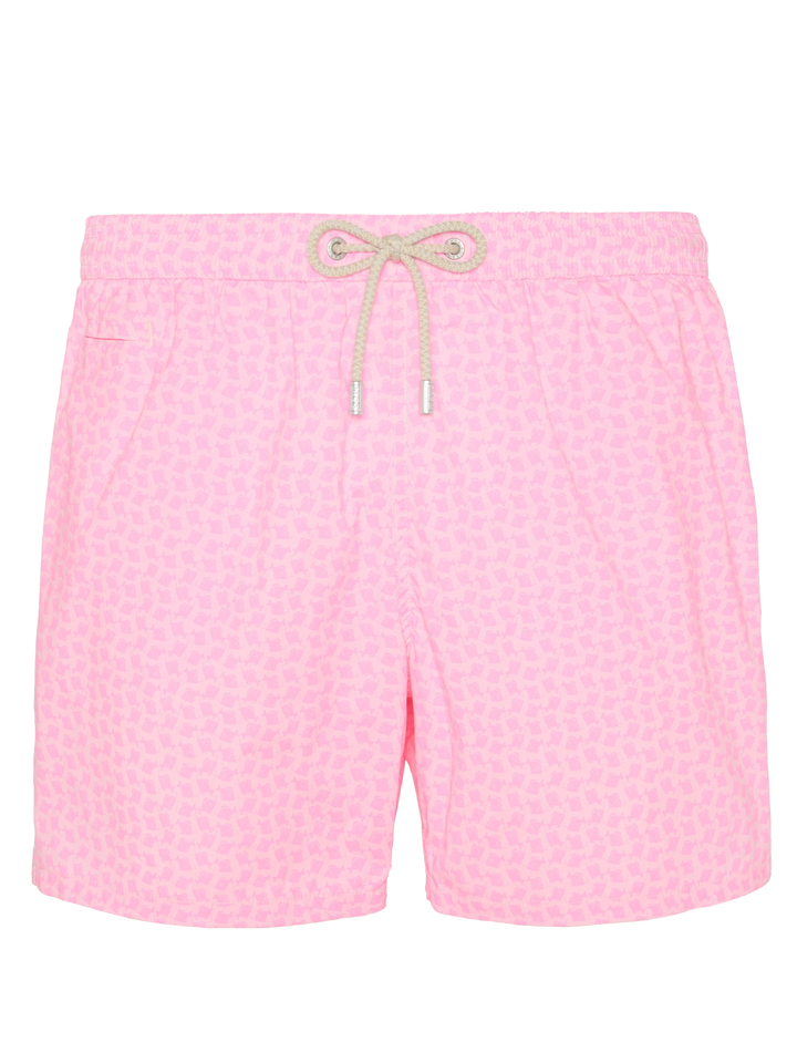 Comfort Light swim shorts with fish print - MC2 Saint Barth