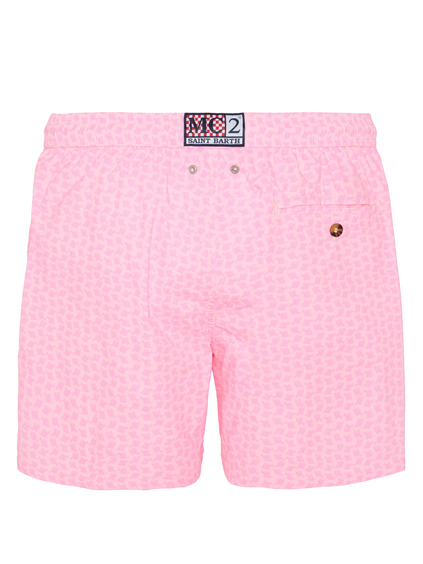 Comfort Light swim shorts with fish print - MC2 Saint Barth
