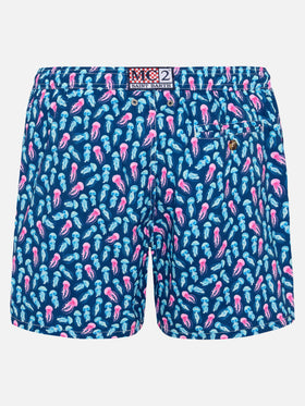 Badeshorts Comfort Light mit Quallen-Print