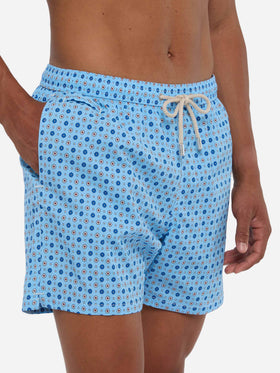 Costume mare Comfort Light con stampa micro cravatta