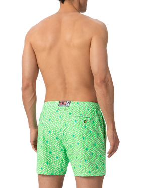 Comfort Light swim shorts with palm print - MC2 Saint Barth
