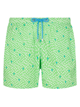 Comfort Light swim shorts with palm print - MC2 Saint Barth