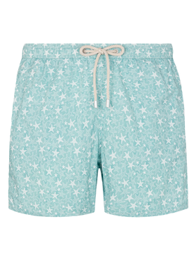 Costume mare Comfort Light con stampa conchiglie tropicali