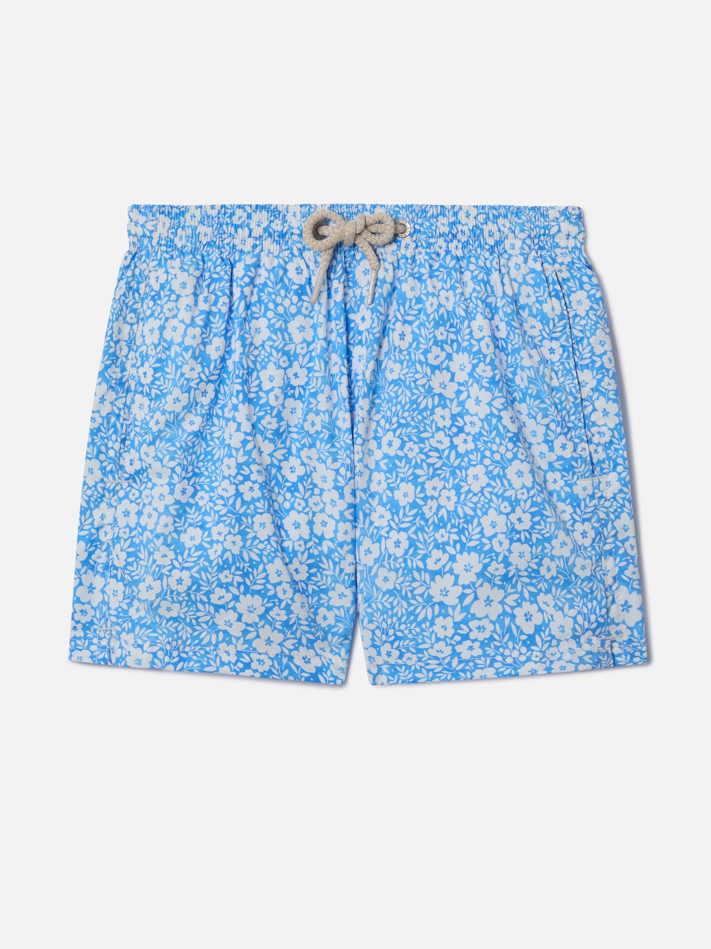 Comfort Light classic stretch swim shorts with flower print