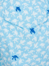 Comfort Light swim shorts with turtle print