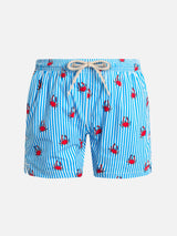 Boy Comfort Light swim shorts with crabs print