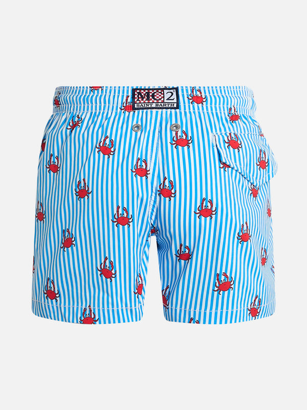 Boy Comfort Light Badeshorts mit Krabben-Print