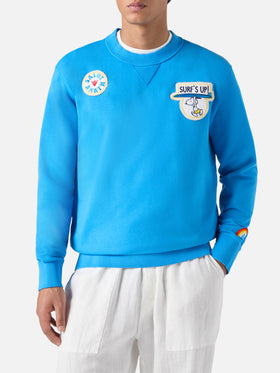 Felpa da uomo girocollo in cotone felpato Cooper