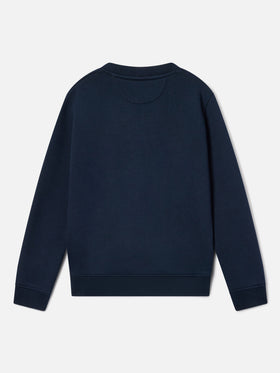 Felpa Cooper Jr blu navy con stampa St. Barth Golf Club