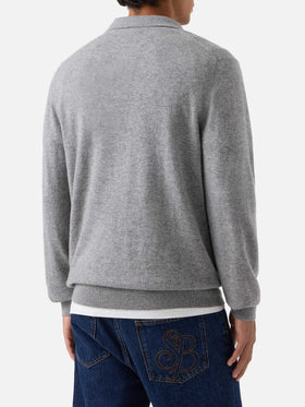 Grey Covent cashmere polo