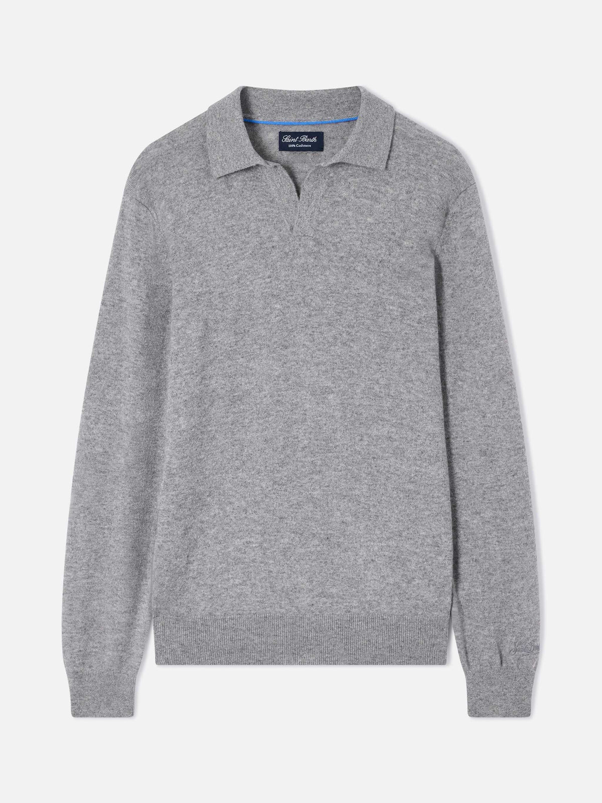 Grey Covent cashmere polo