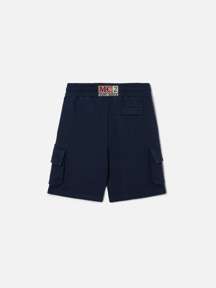 Navy blue Cargy Jr cargo shorts